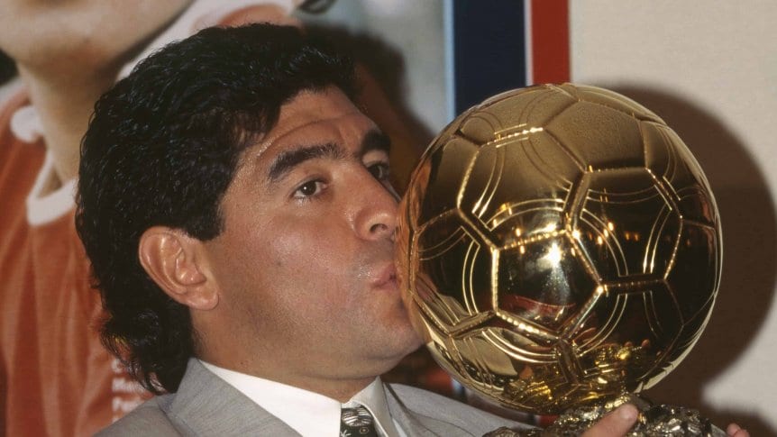 Maradona Gano El Balon De Oro